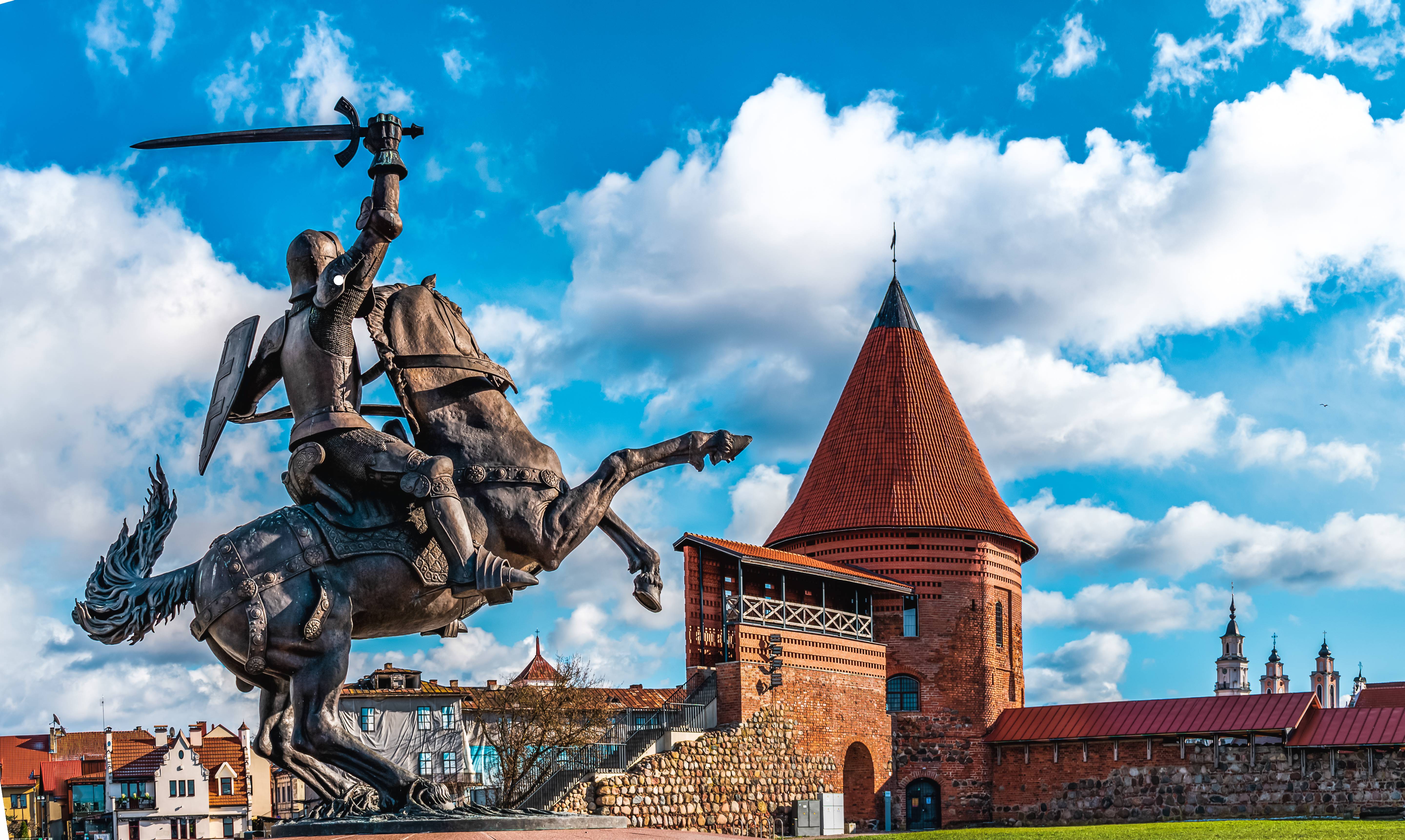 View of Kaunas city